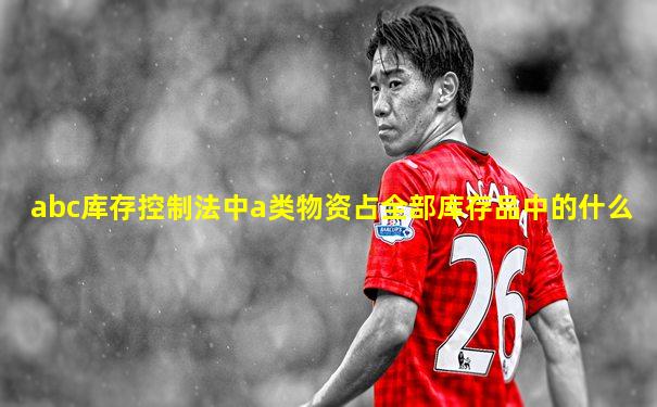 abc库存控制法中a类物资占全部库存品中的什么