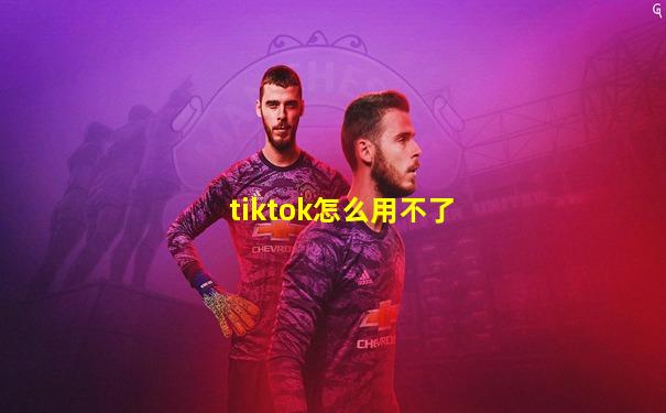 tiktok怎么用不了