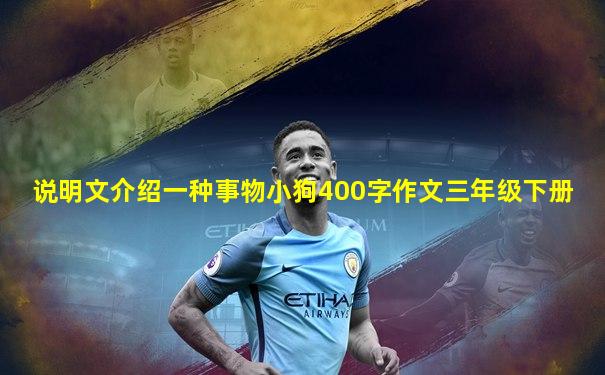 说明文介绍一种事物小狗400字作文三年级下册