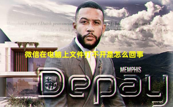 微信在电脑上文件打不开是怎么回事